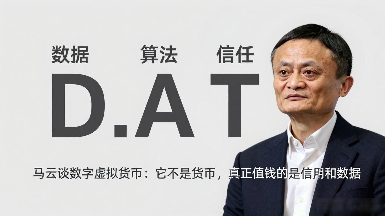 马云谈数字虚拟货币_马云 虚拟货币 数字信用体系_马云 数字经济 数据信用算法