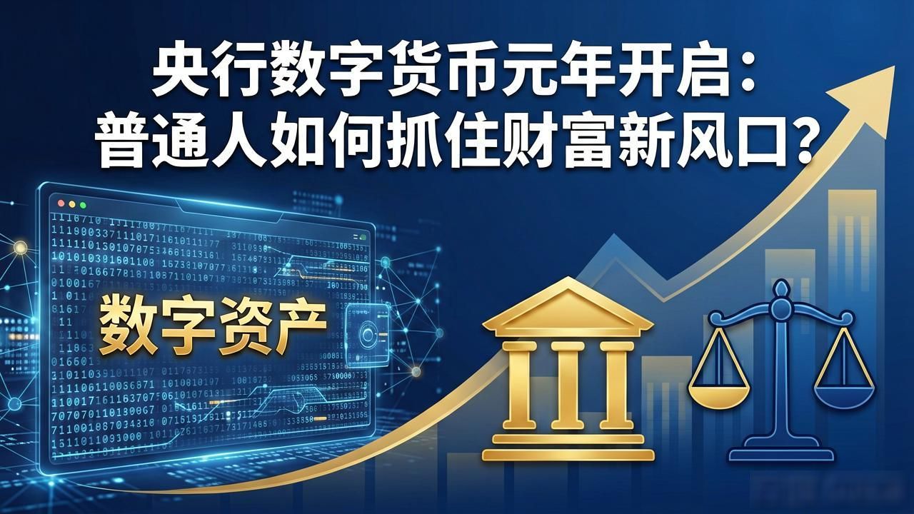 央行数字货币元年开启：普通人如何抓住财富新风口？