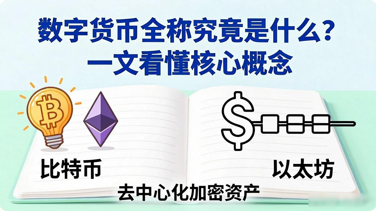 数字货币全称究竟是什么？一文看懂核心概念