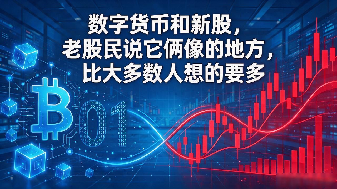 数字货币和新股，老股民说它俩像的地方，比大多数人想的要多