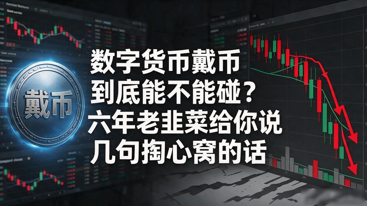 数字货币戴币到底能不能碰？六年老韭菜给你说几句掏心窝的话