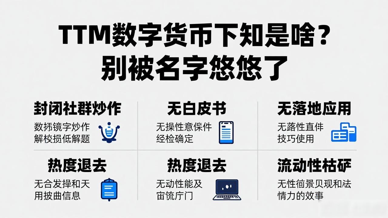 TTM数字货币到底是啥？别被名字忽悠了