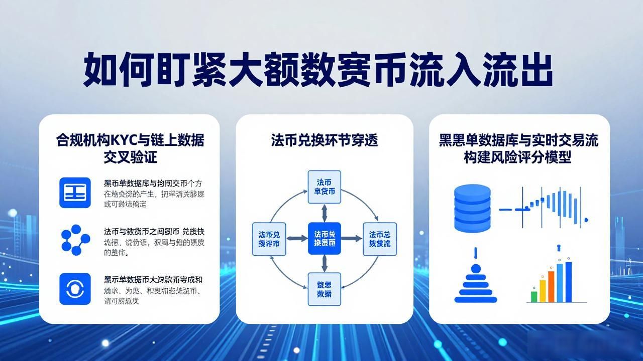 如何盯紧大额数字货币流入流出
