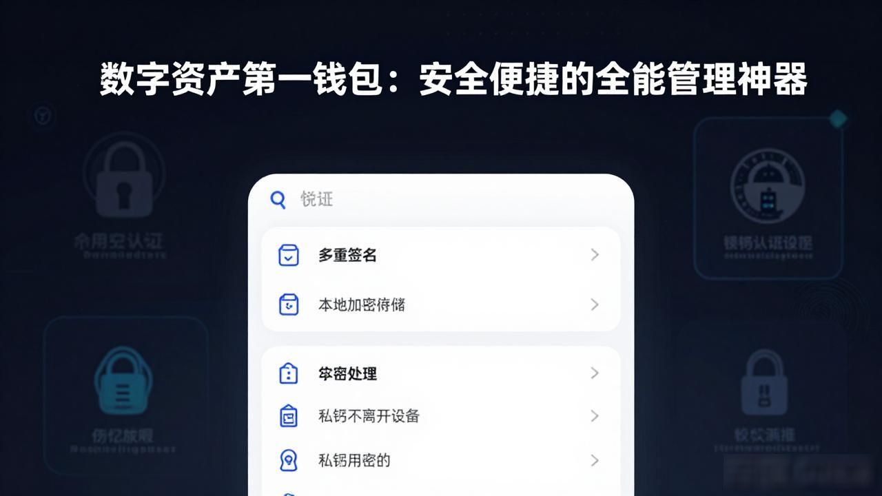 数字资产第一钱包：安全便捷的全能管理神器