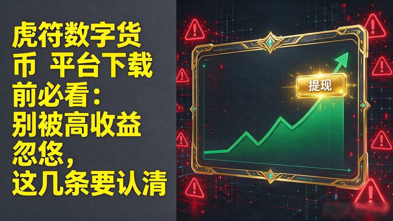 虎符数字货币平台下载前必看：别被高收益忽悠，这几条要认清