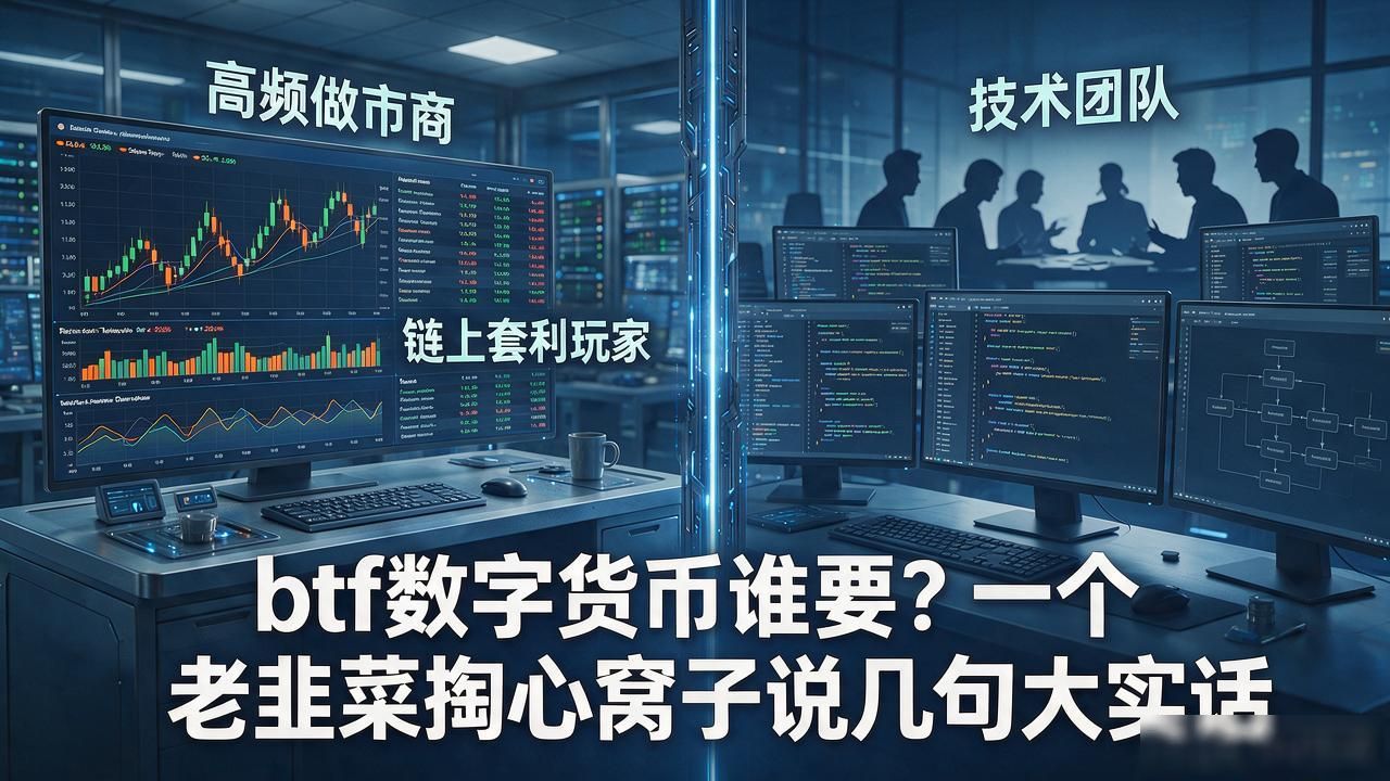 btf数字货币谁要？一个老韭菜掏心窝子说几句大实话