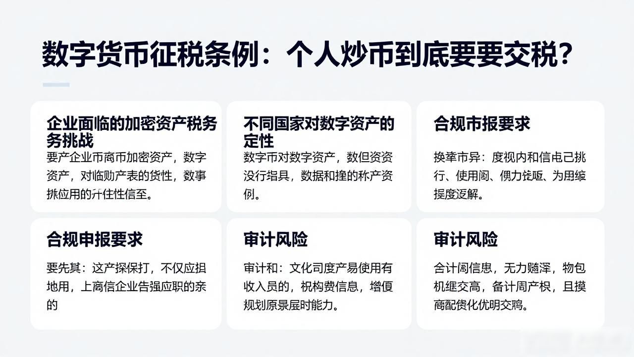 数字货币征税条例：个人炒币到底要不要交税？