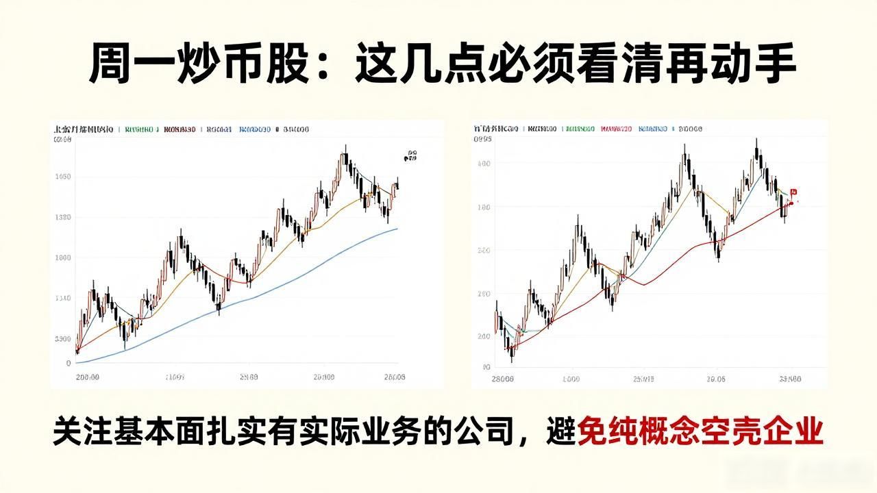 周一炒币股：这几点必须看清再动手