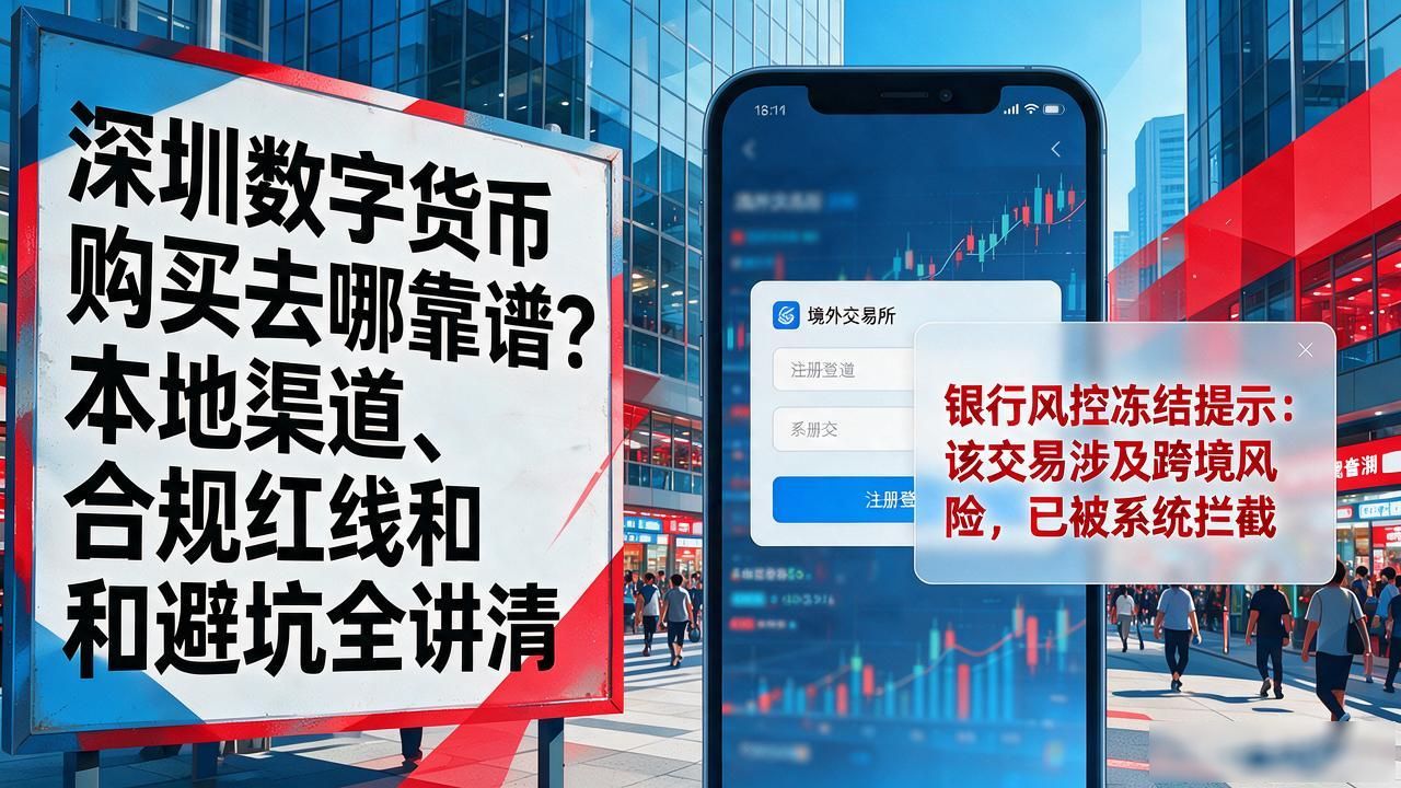 深圳数字货币购买去哪靠谱？本地渠道、合规红线和避坑全讲清