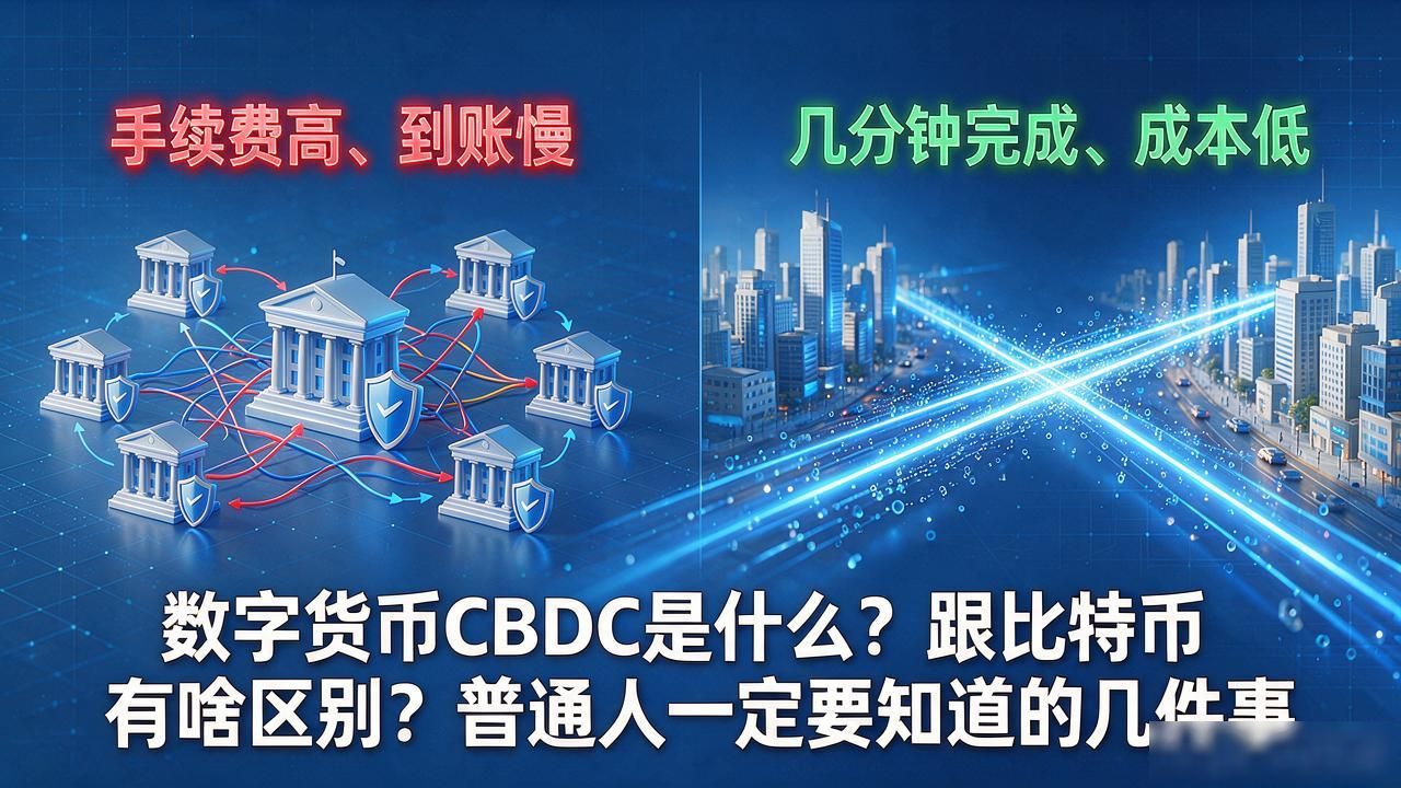 数字货币CBDC是什么？跟比特币有啥区别？普通人一定要知道的几件事
