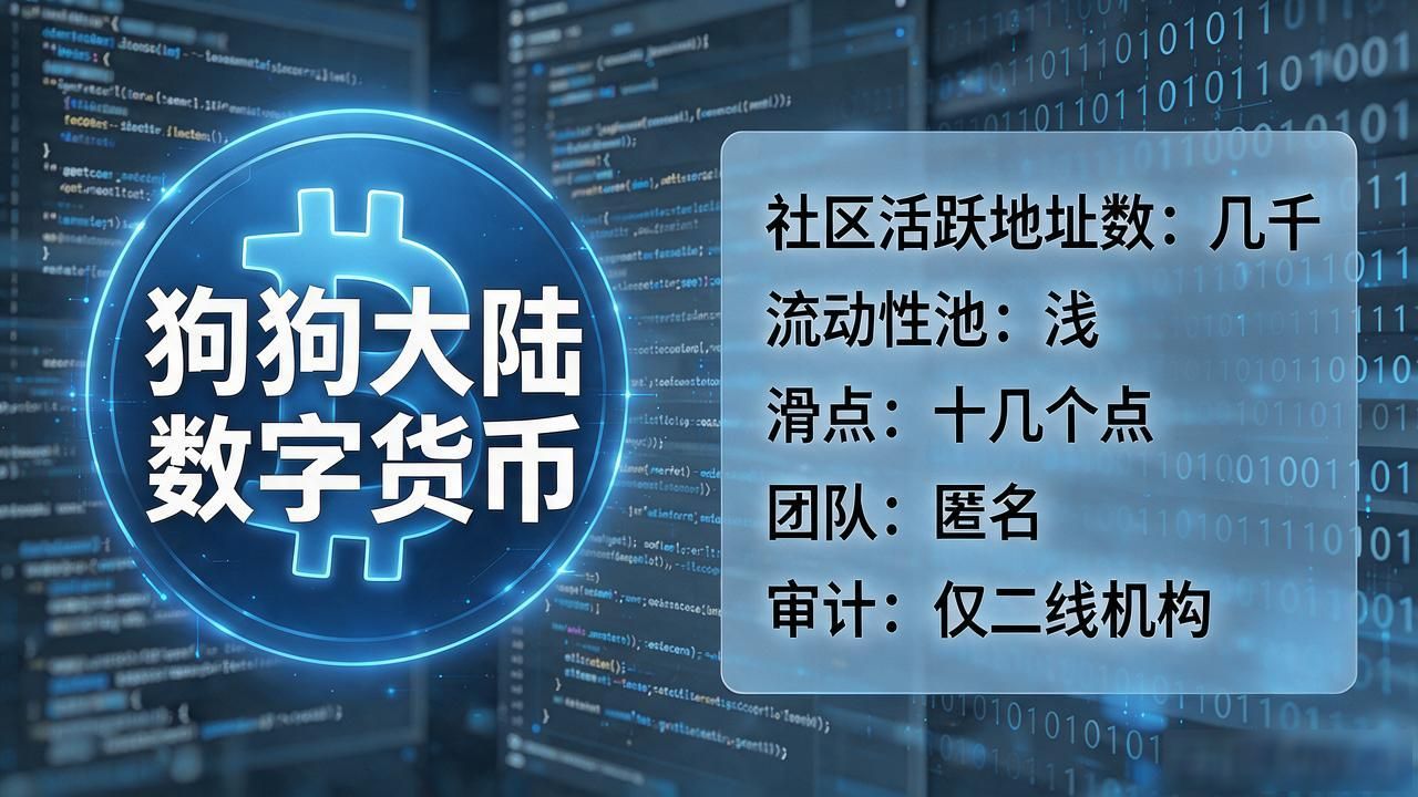 狗狗大陆数字货币到底是什么？普通人该不该碰