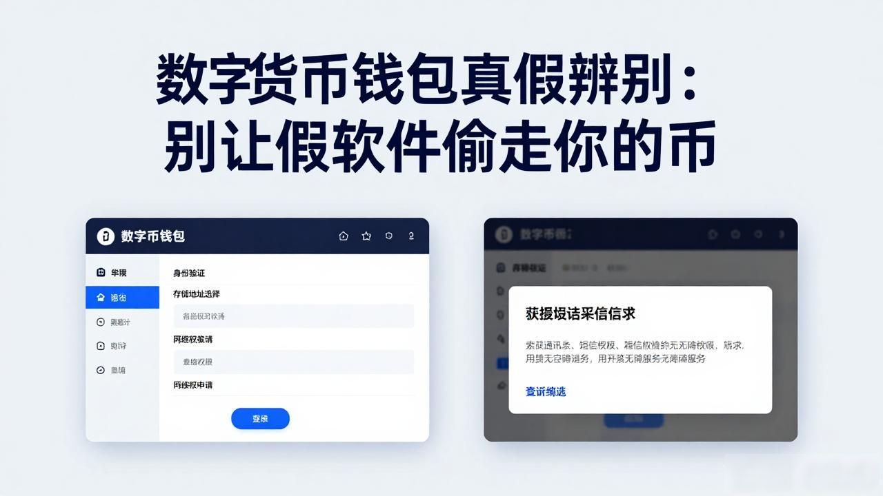 数字货币钱包真假辨别：别让假软件偷走你的币