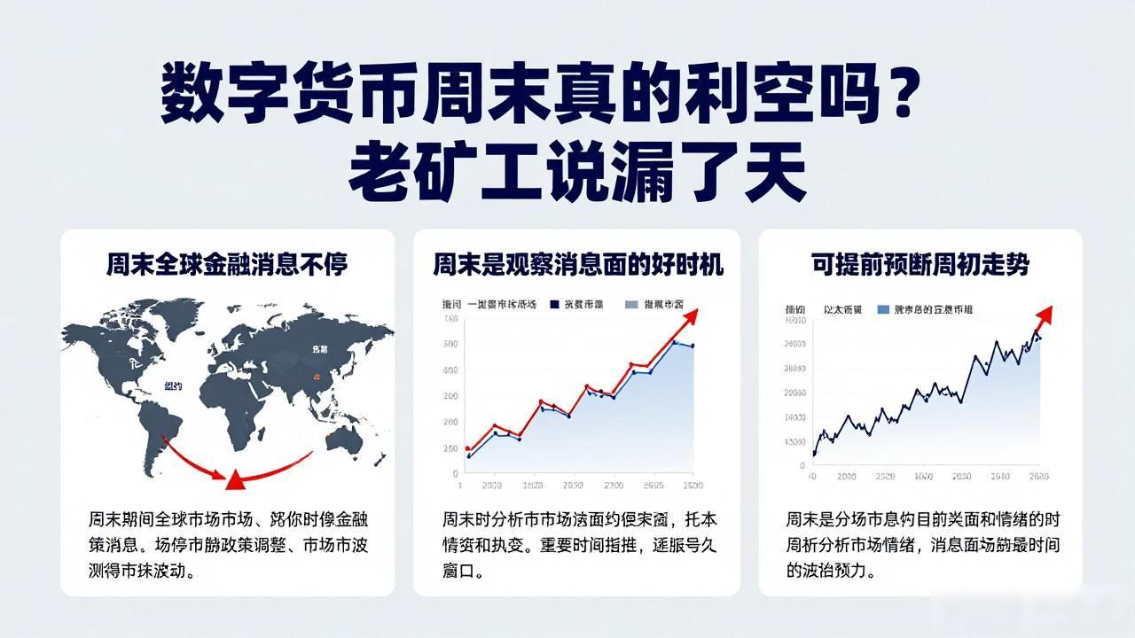 数字货币周末真的利空吗？老矿工说漏了天