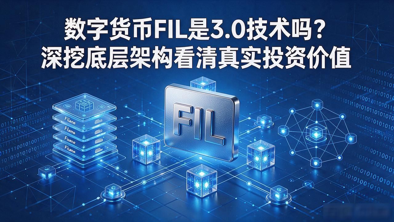 数字货币FIL是3.0技术吗？深挖底层架构看清真实投资价值