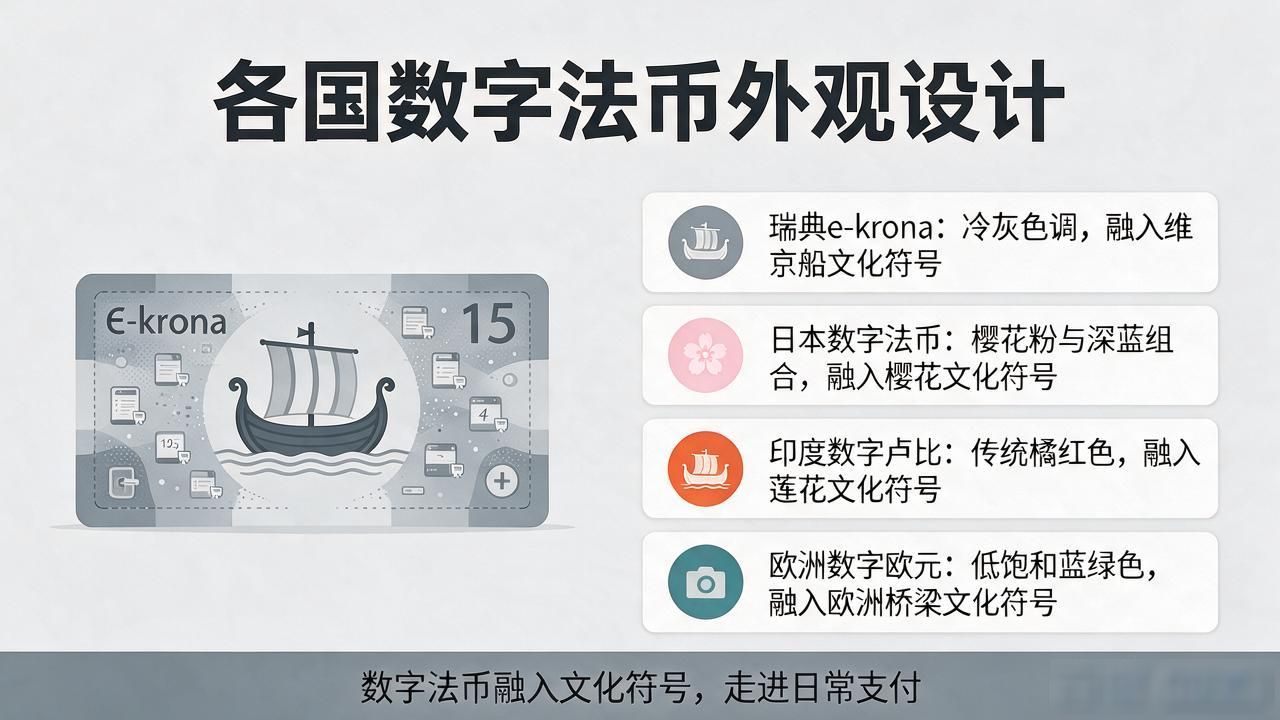 央行数字货币款式图表，一文看懂各国数字法币外观与颜色设计