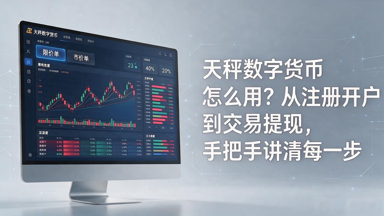 天秤数字货币怎么用？从注册开户到交易提现，手把手讲清每一步
