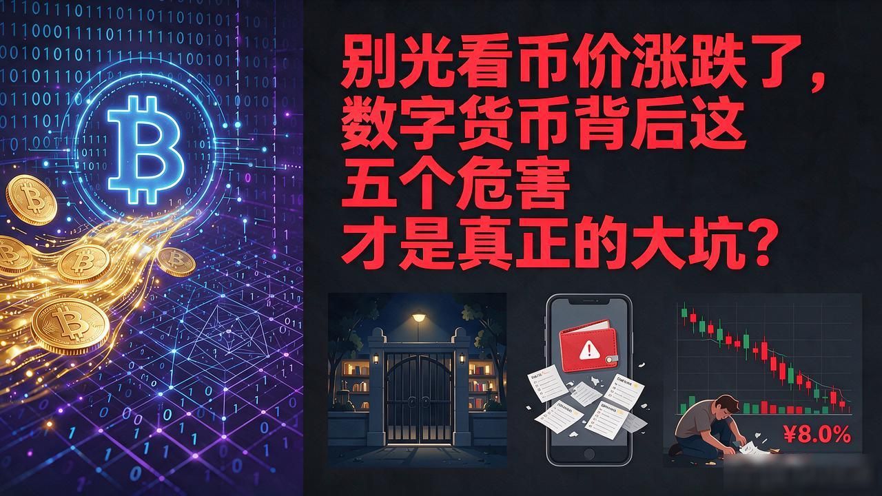 别光看币价涨跌了，数字货币背后这五个危害才是真正的大坑
