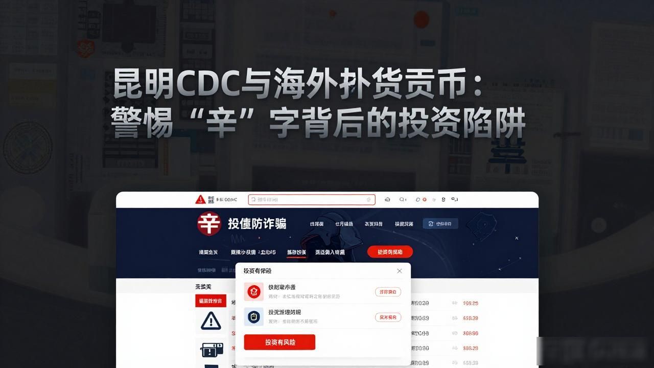 昆明CDC与海外数字货币：警惕“辛”字背后的投资陷阱