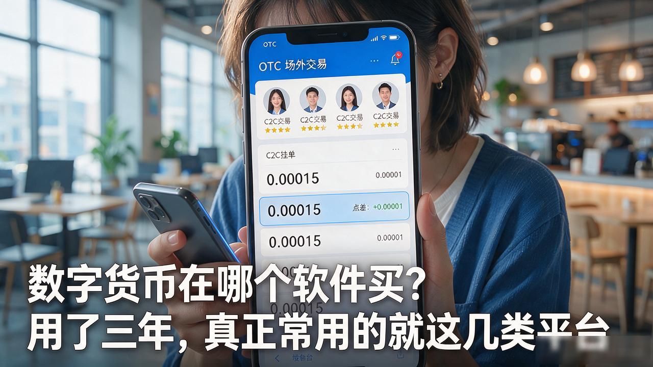 数字货币在哪个软件买？用了三年，真正常用的就这几类平台