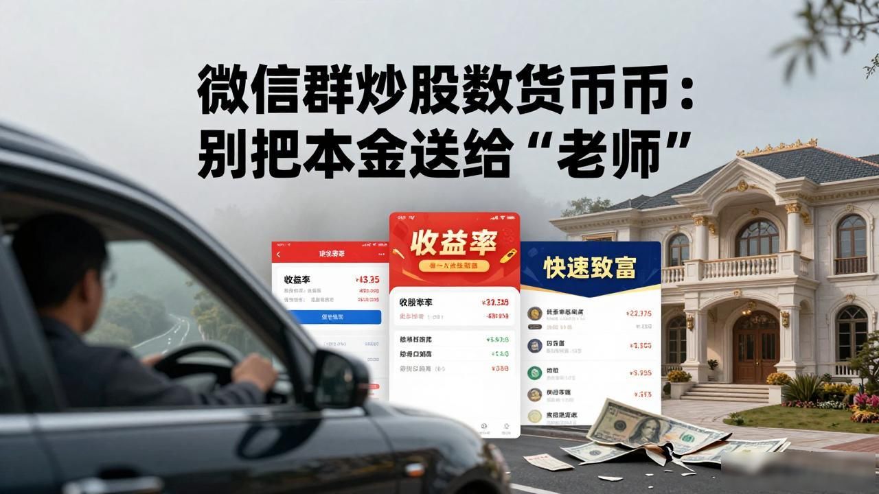 微信群炒股数字货币：别把本金送给“老师”