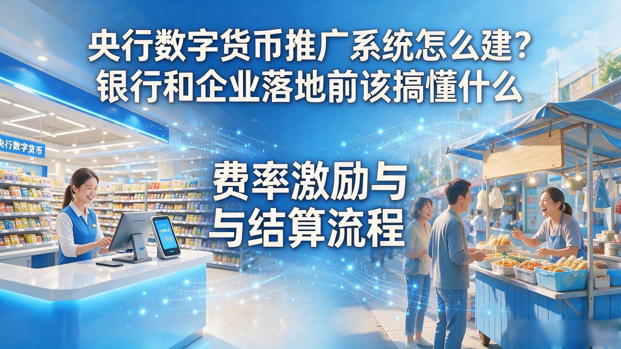 央行数字货币推广系统怎么建？银行和企业落地前该搞懂什么