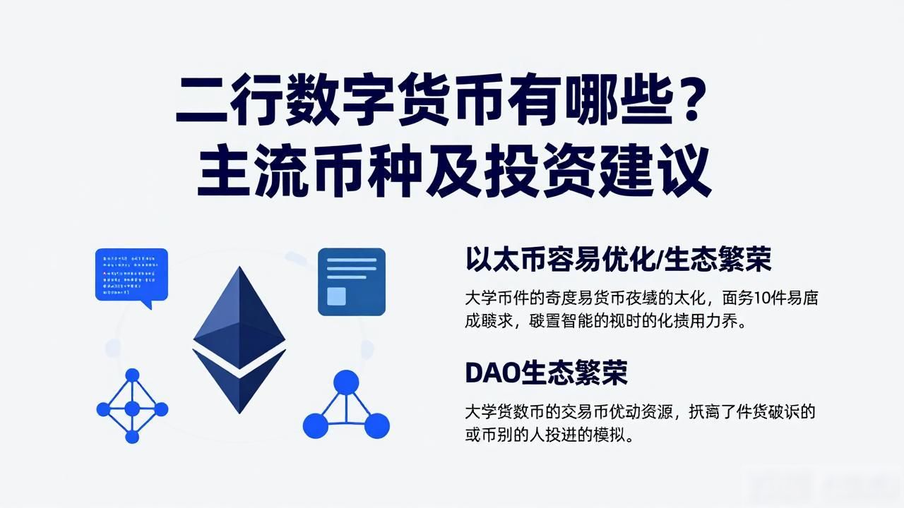 二行数字货币有哪些？主流币种及投资建议
