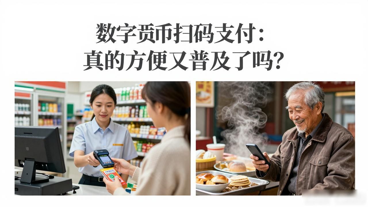 数字货币扫码支付：真的方便又普及了吗？