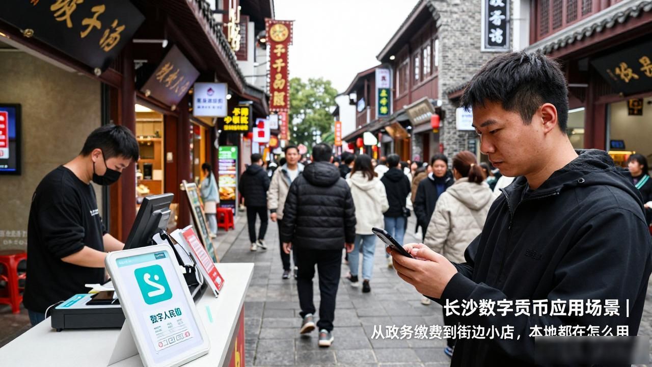 长沙数字货币应用场景 | 从政务缴费到街边小店，本地都在怎么用