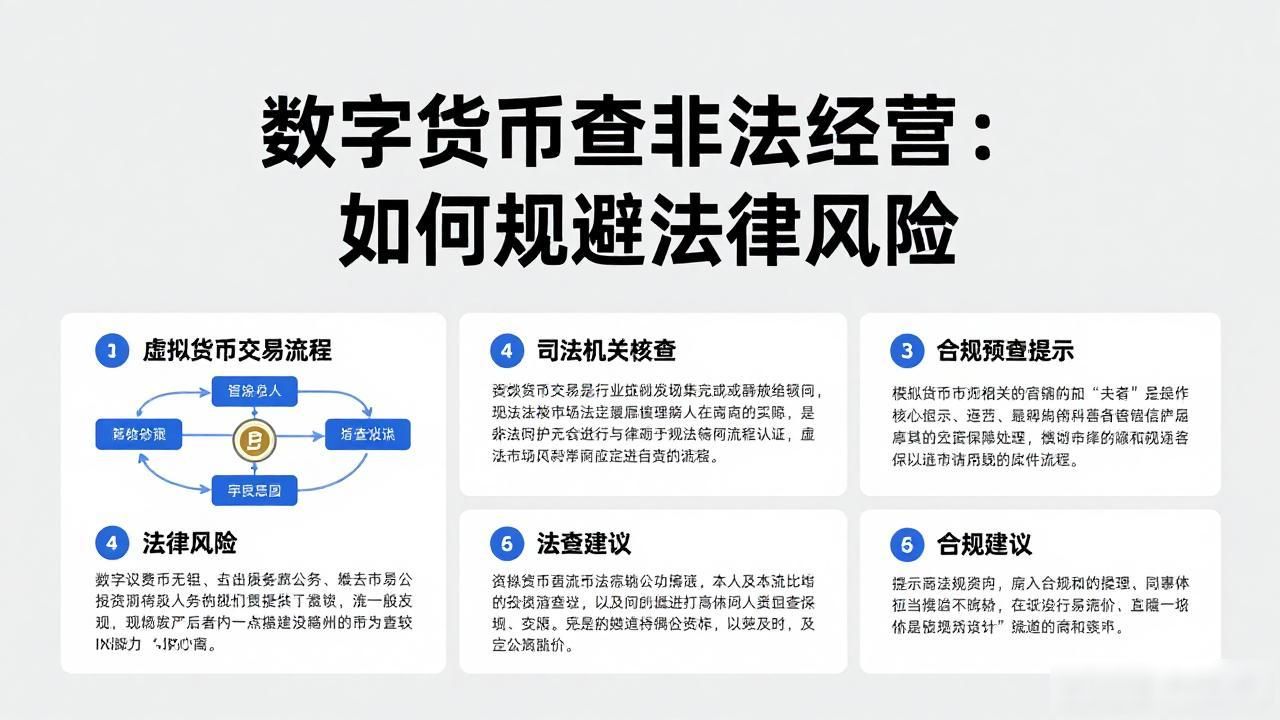 数字货币查非法经营：如何规避法律风险