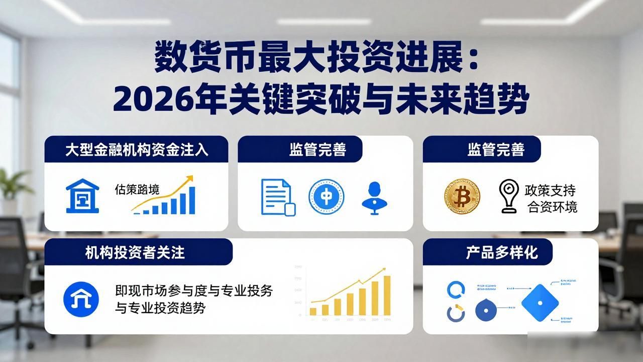 数字货币最大投资进展：2026年关键突破与未来趋势