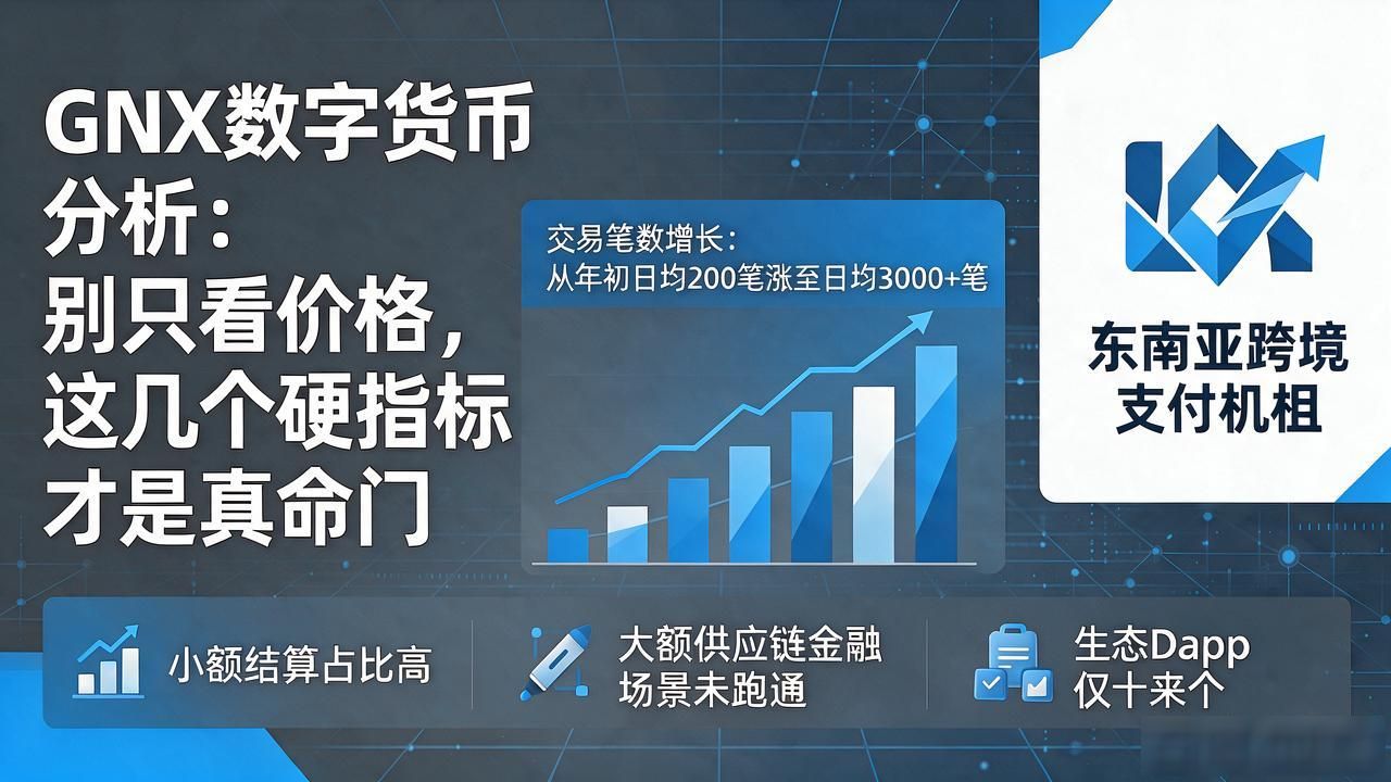 GNX数字货币分析：别只看价格，这几个硬指标才是真命门