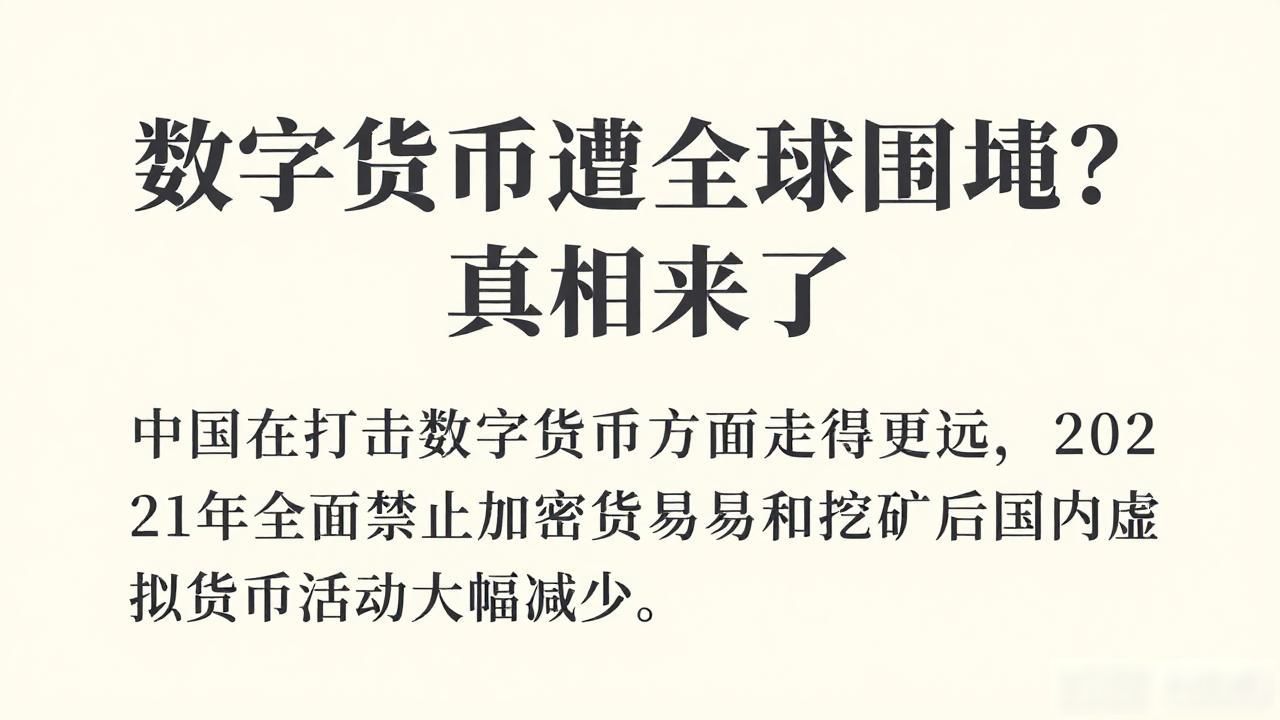 数字货币遭全球围堵？真相来了