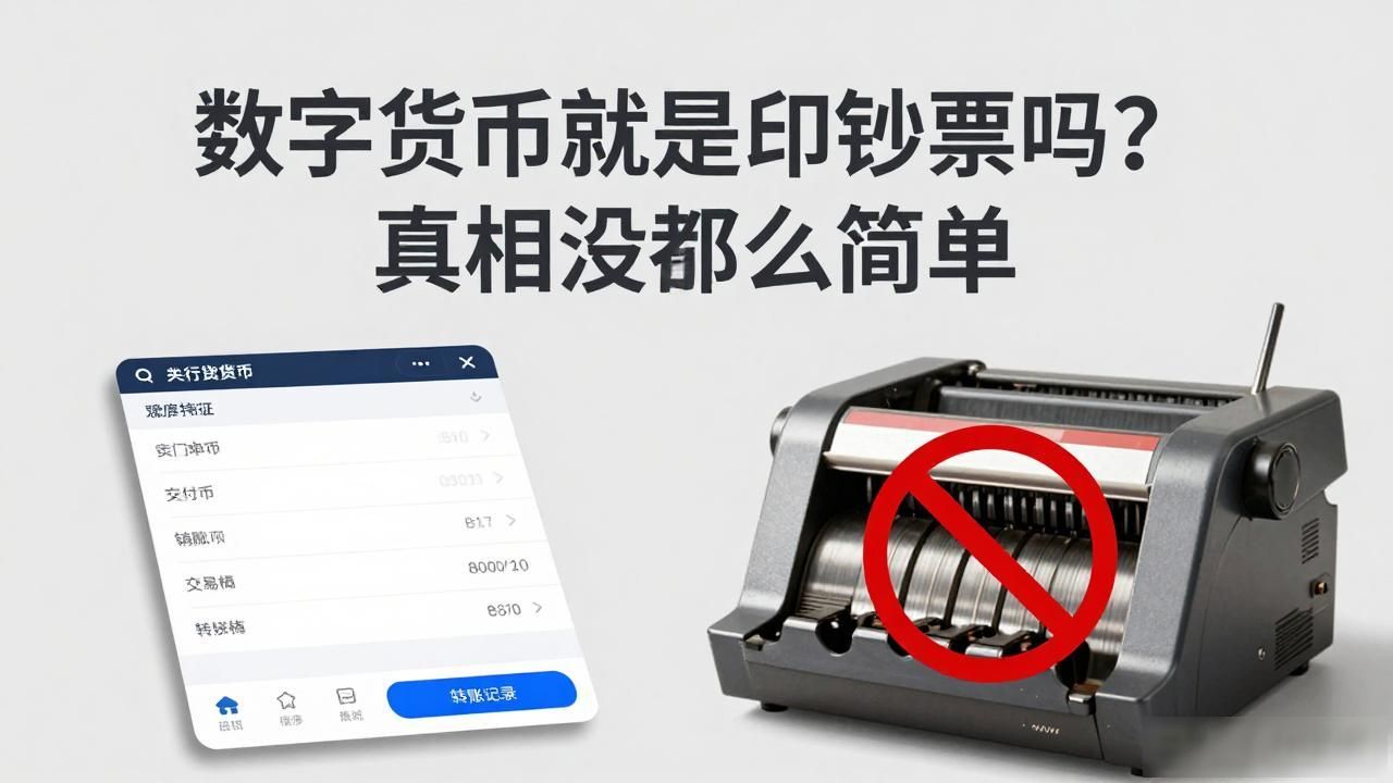 数字货币就是印钞票吗？真相没那么简单