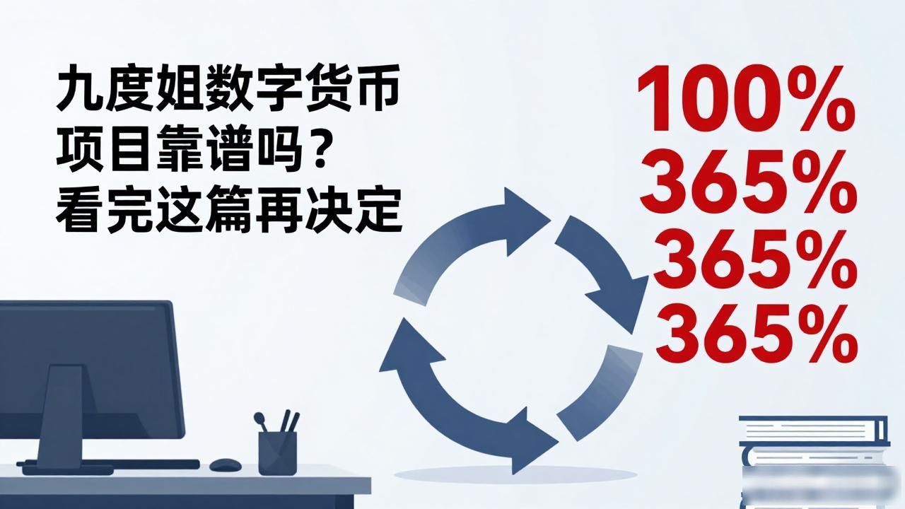 九度姐数字货币项目靠谱吗？看完这篇再决定