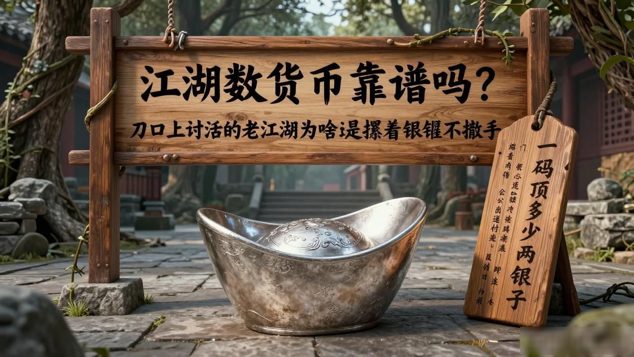 江湖数字货币靠谱吗？刀口上讨活的老江湖为啥还是攥着银锭不撒手