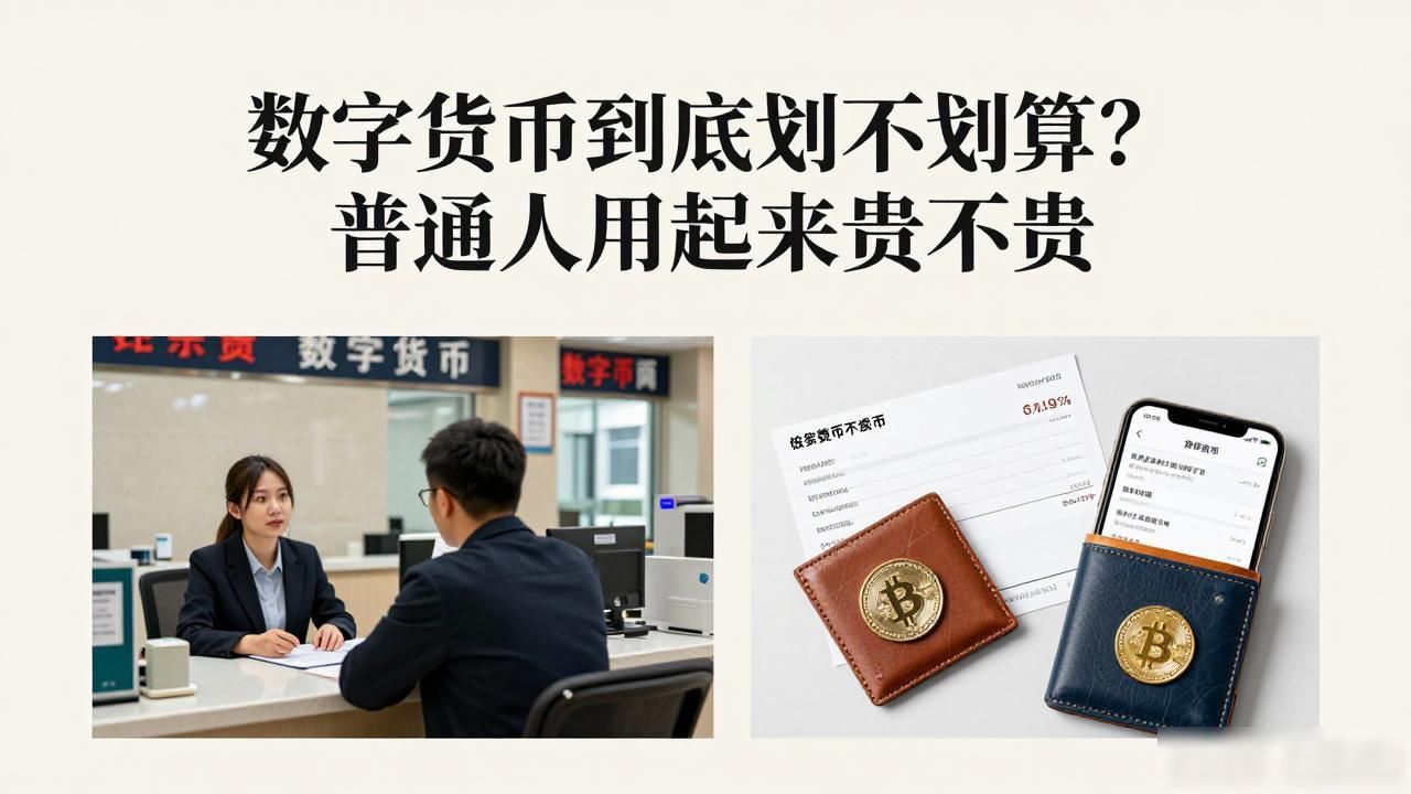 数字货币到底划不划算？普通人用起来贵不贵