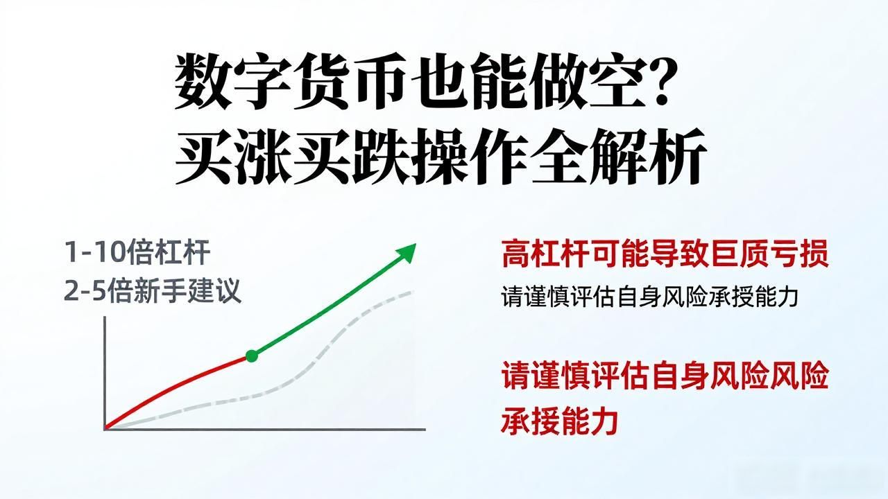 数字货币也能做空？买涨买跌操作全解析