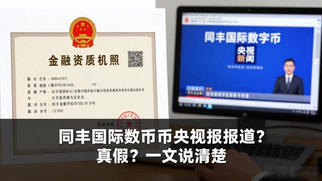 同丰国际数字货币央视报道真假？一文说清楚