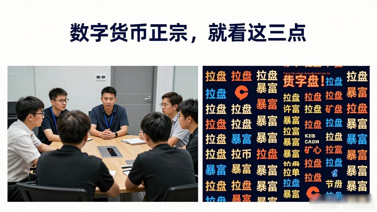 数字货币正宗，就看这三点