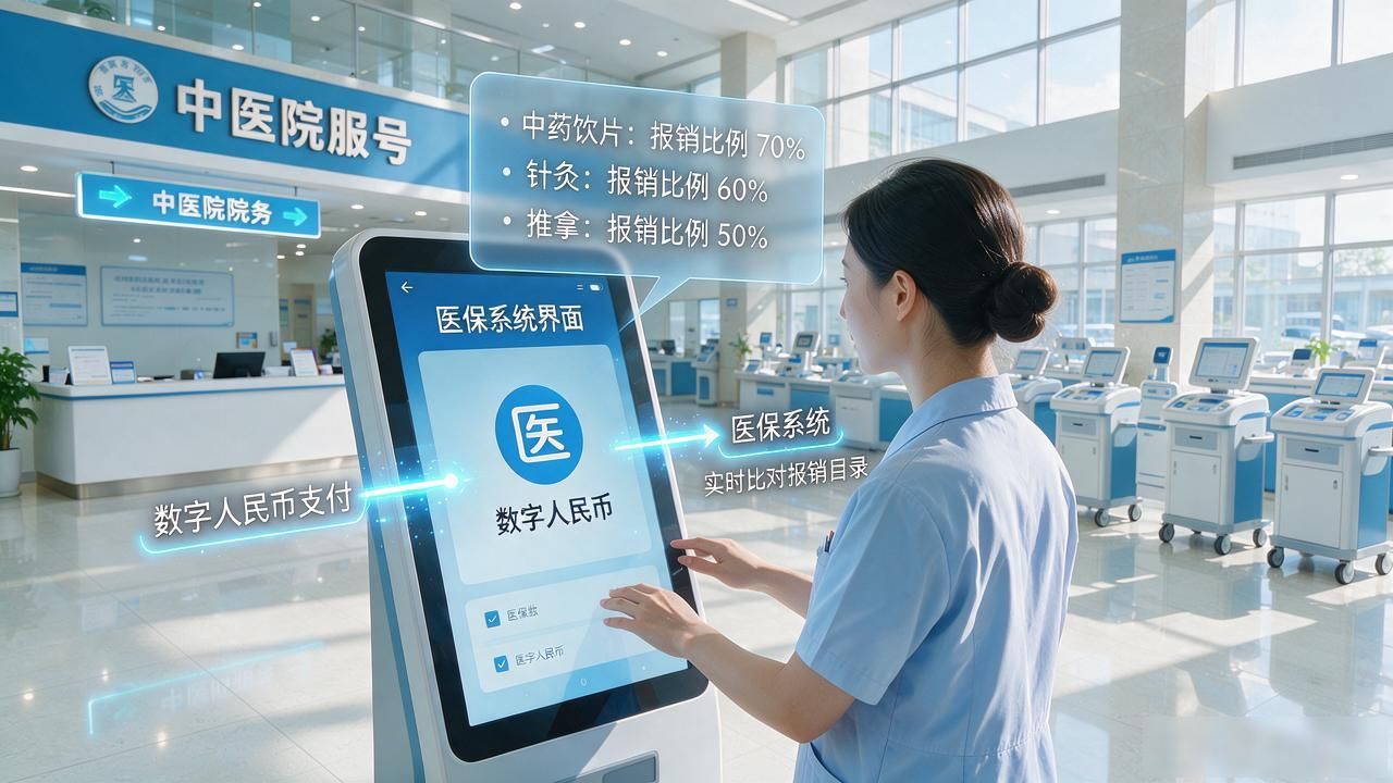 中医院数字货币落地实操，挂号缴费医保全说清