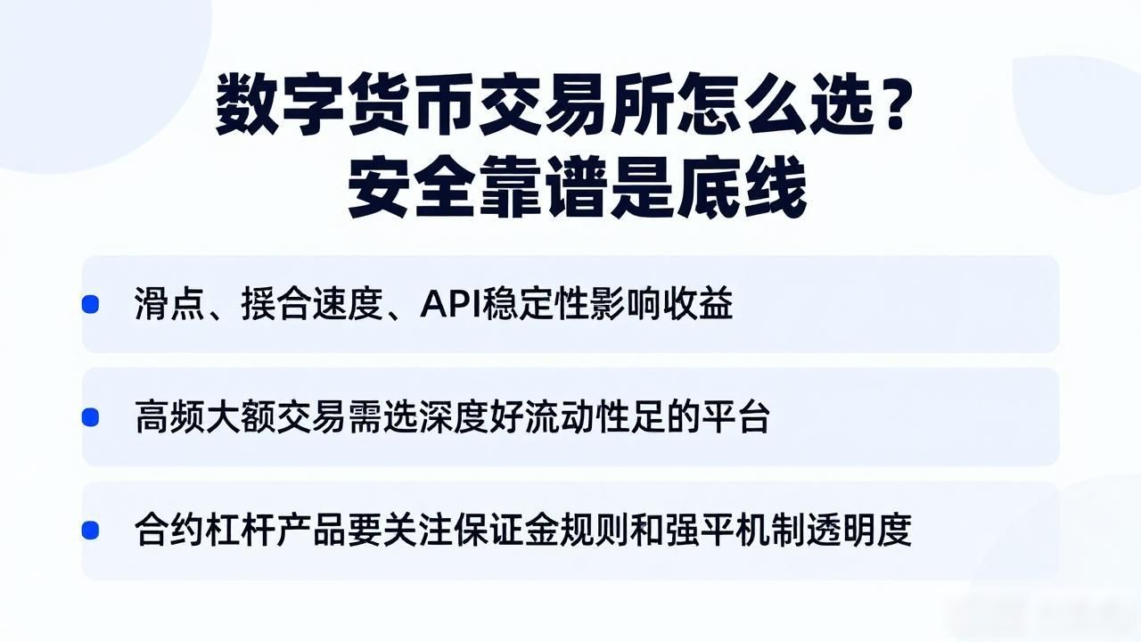 数字货币交易所怎么选？安全靠谱是底线