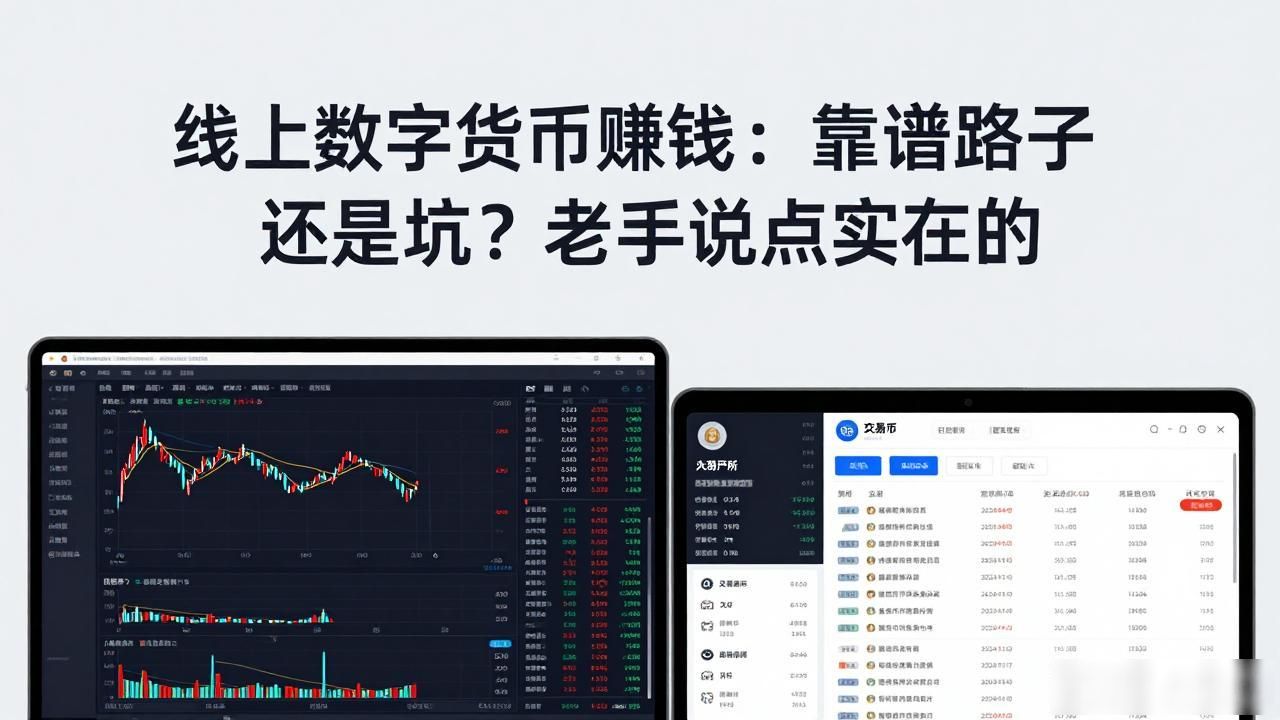 线上数字货币赚钱：靠谱路子还是坑？老手说点实在的