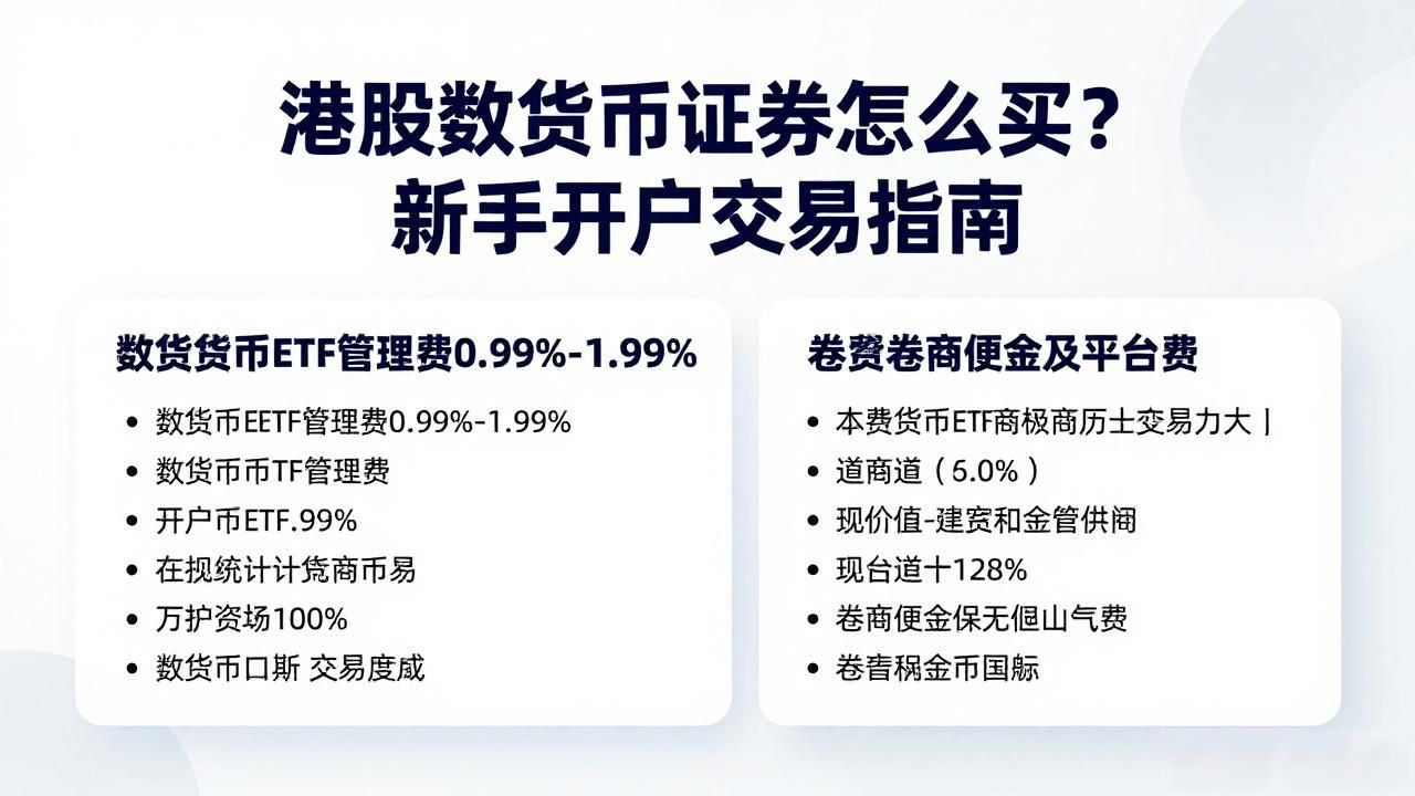 港股数字货币证券怎么买？新手开户交易指南